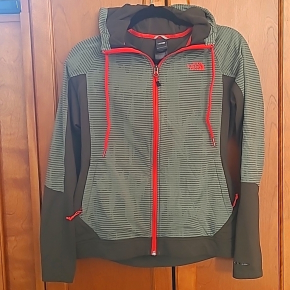 Women's The North Face Full Zip Flashdry Hooded Hybrid Sweater - Picture 1 of 4